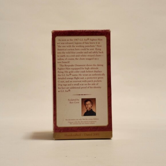 2001 Hallmark Keepsake G.I. Joe Fighter Pilot ornament - Picture 4 of 13
